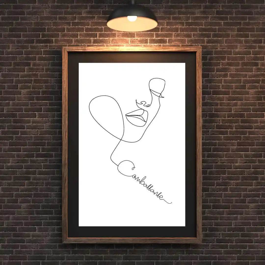 Affiche Classique en Papier Mat - Combattante - LES COLLEUSES