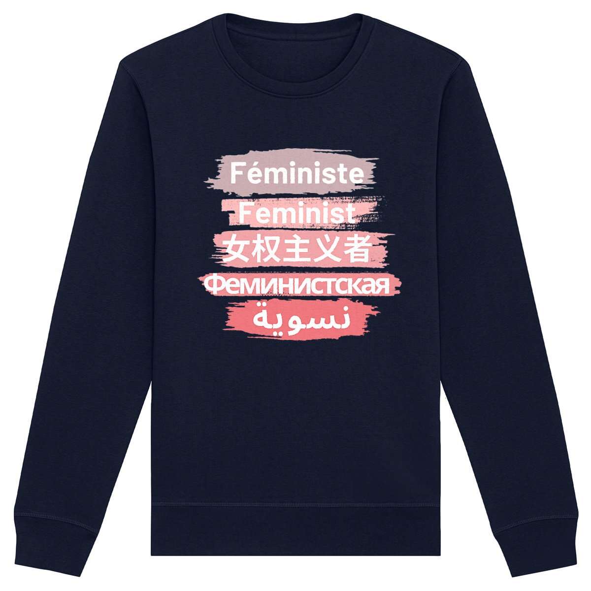 Sweat-Shirt Premium Féministe - Traduction Féministe LES COLLEUSES féministe