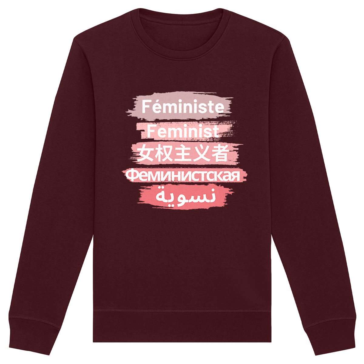Sweat-Shirt Premium Féministe - Traduction Féministe - LES COLLEUSES