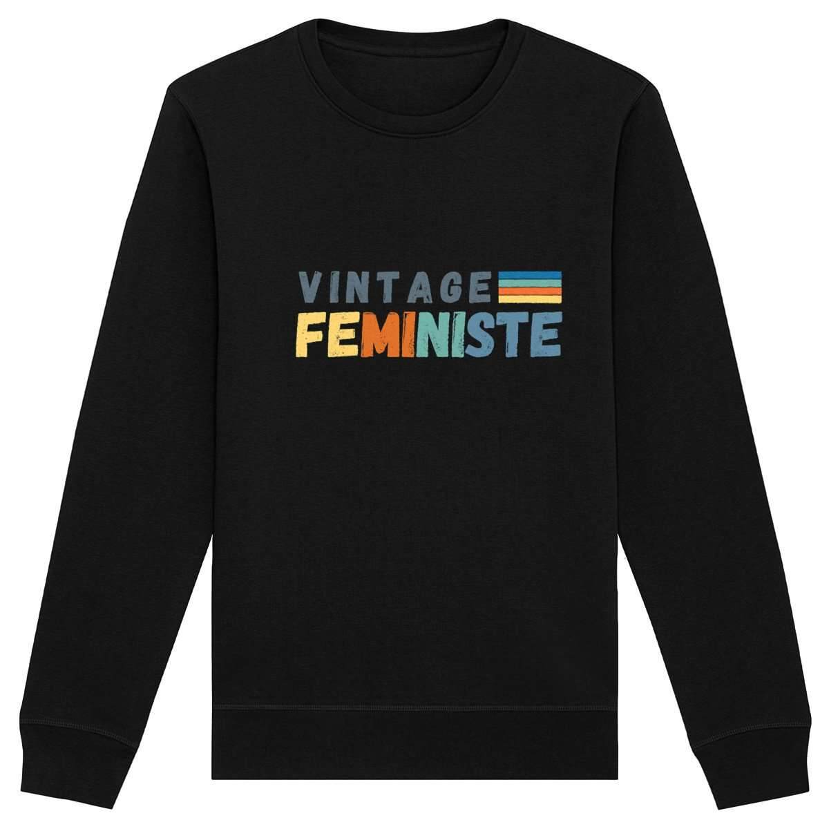 Sweat-Shirt Premium Féministe - Vintage Feministe - LES COLLEUSES