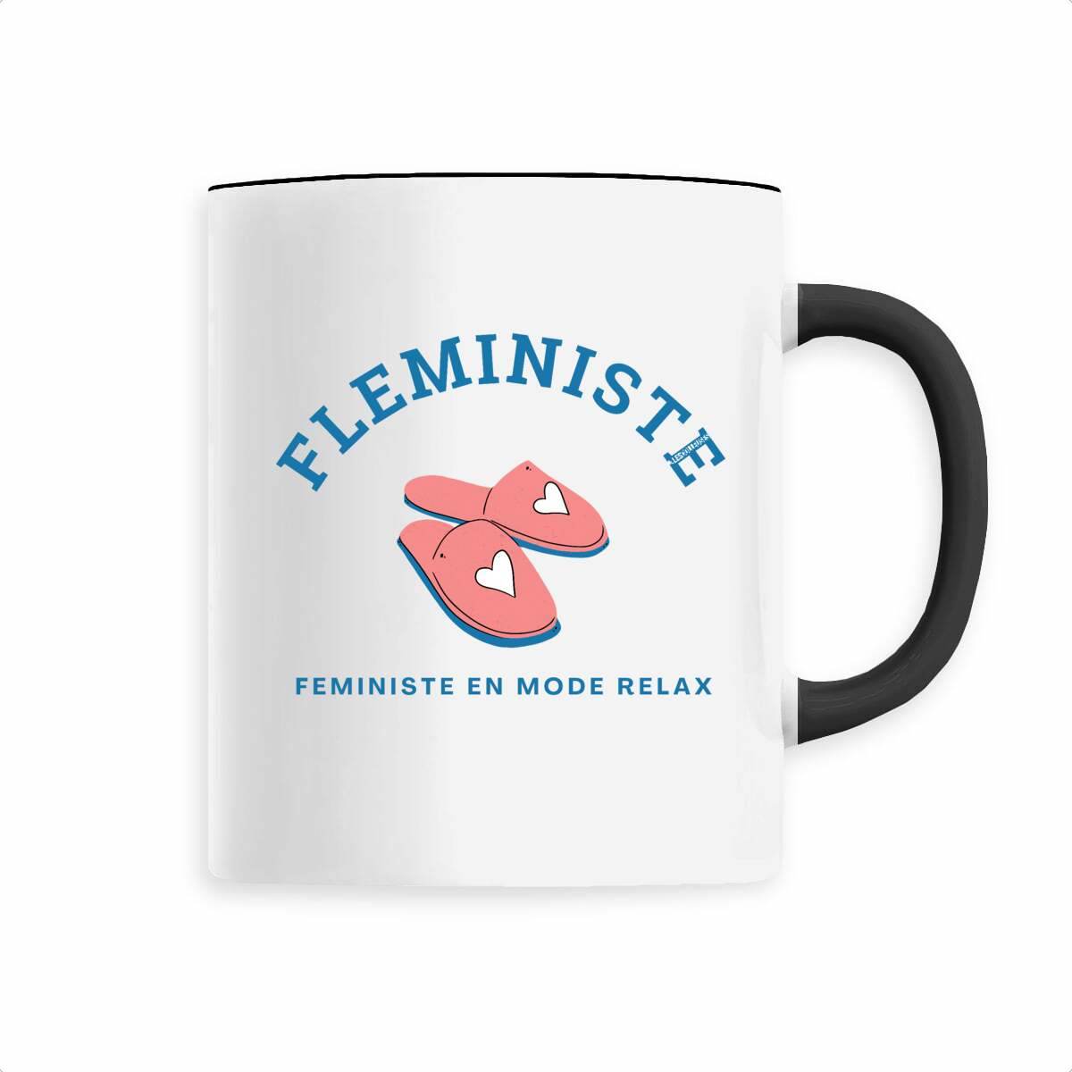 Mug Féministe - Fléministe (version Hiver) - LES COLLEUSES