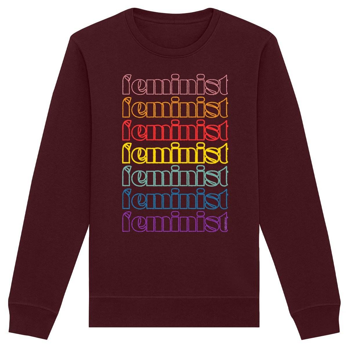 Sweat-Shirt Premium Féministe - Feminist Multi Color - LES COLLEUSES