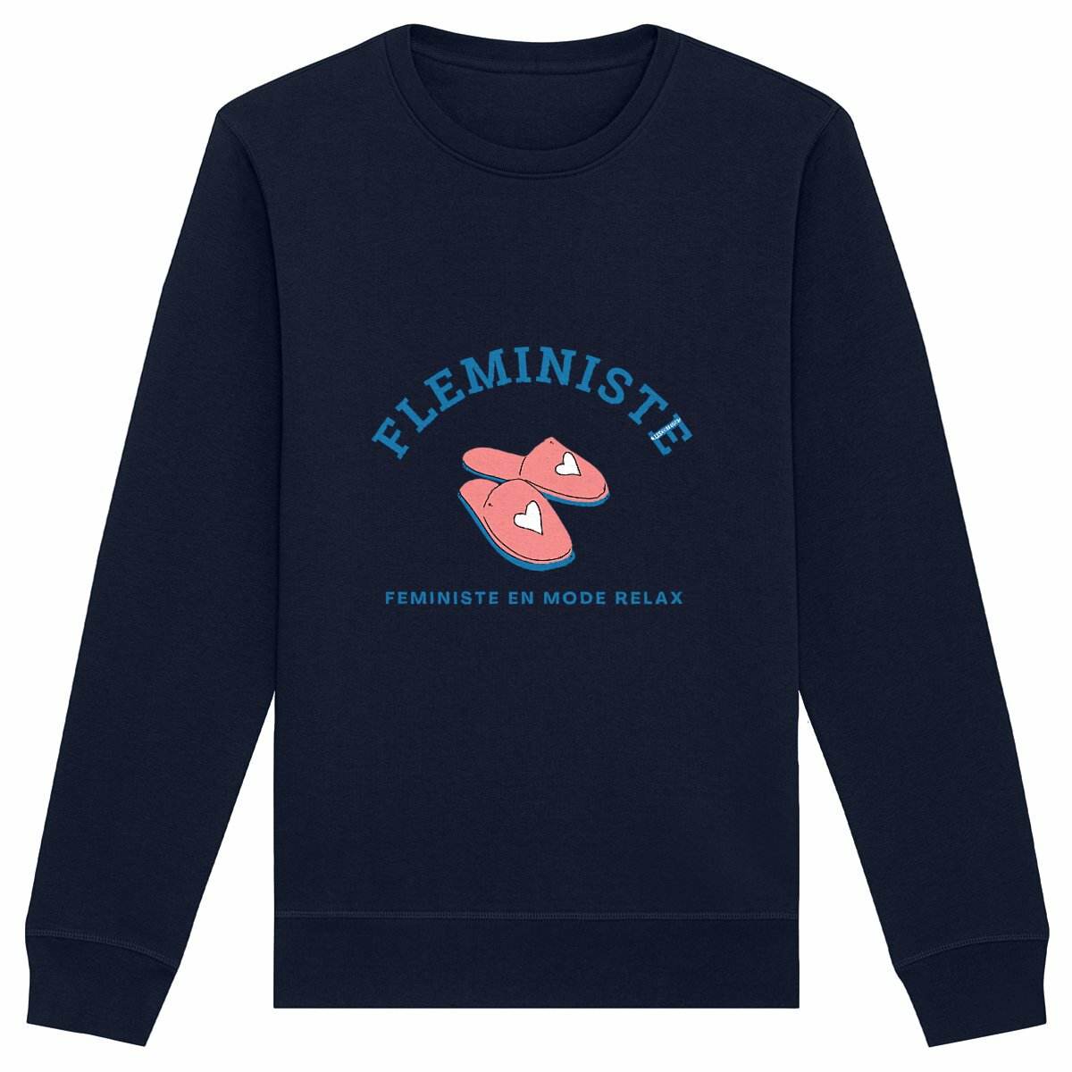 Sweat-Shirt Premium Féministe - Fleministe (version hiver) - LES COLLEUSES