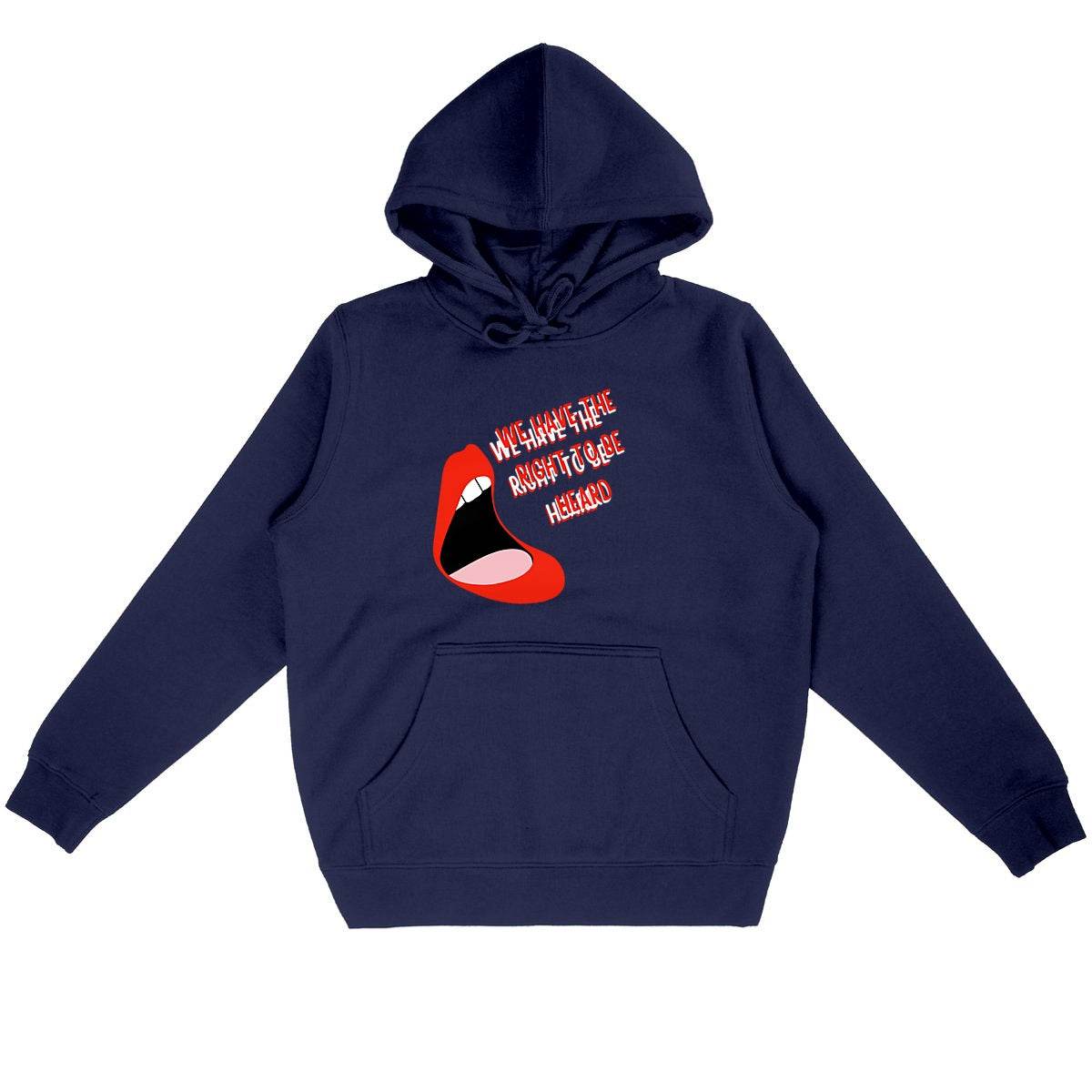 Sweat à capuche Féministe - We have the right to be heard - LES COLLEUSES