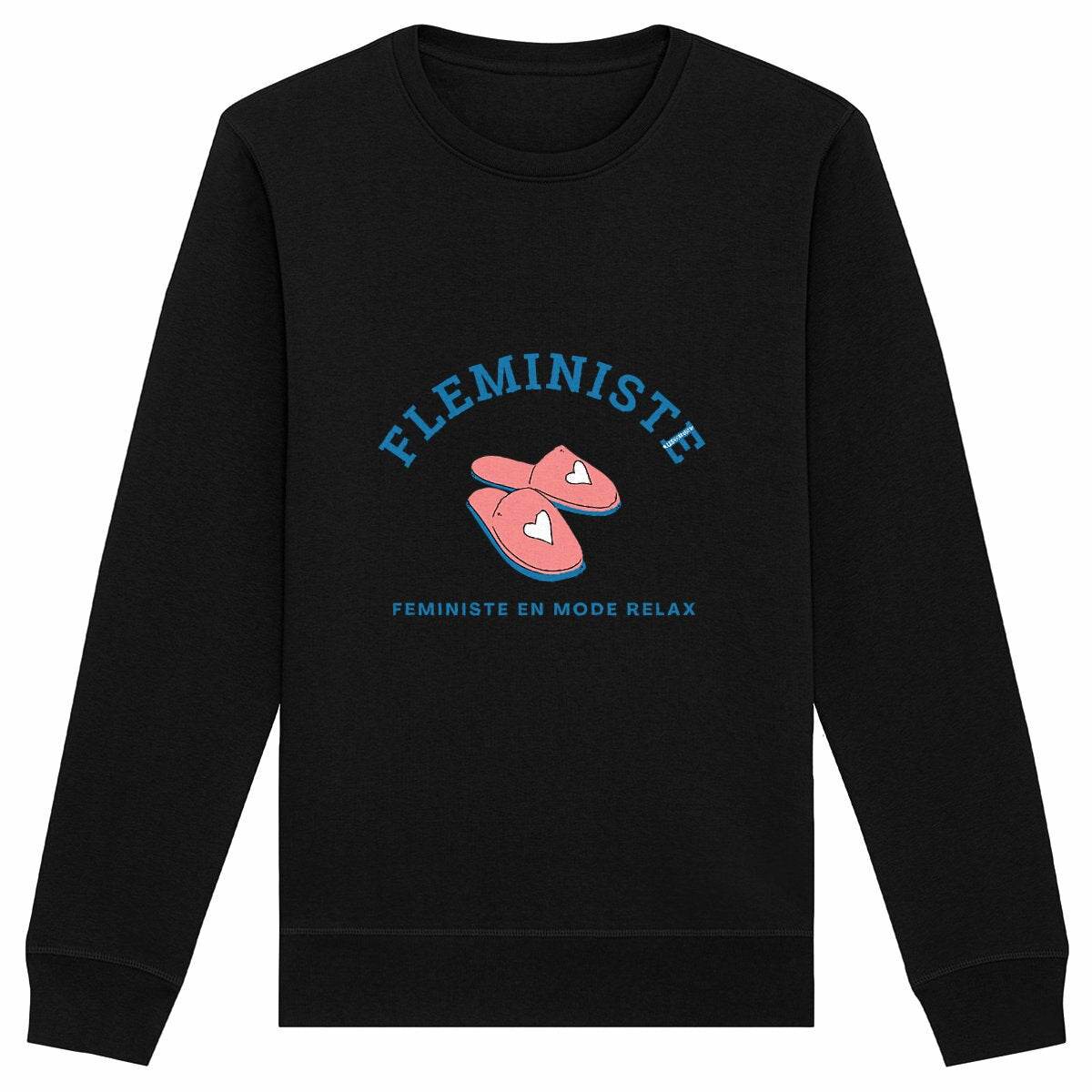 Sweat-Shirt Premium Féministe - Fleministe (version hiver) - LES COLLEUSES