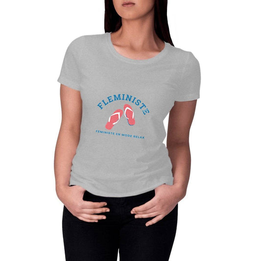 T-Shirt Col Rond - Fleministe (version été) - LES COLLEUSES