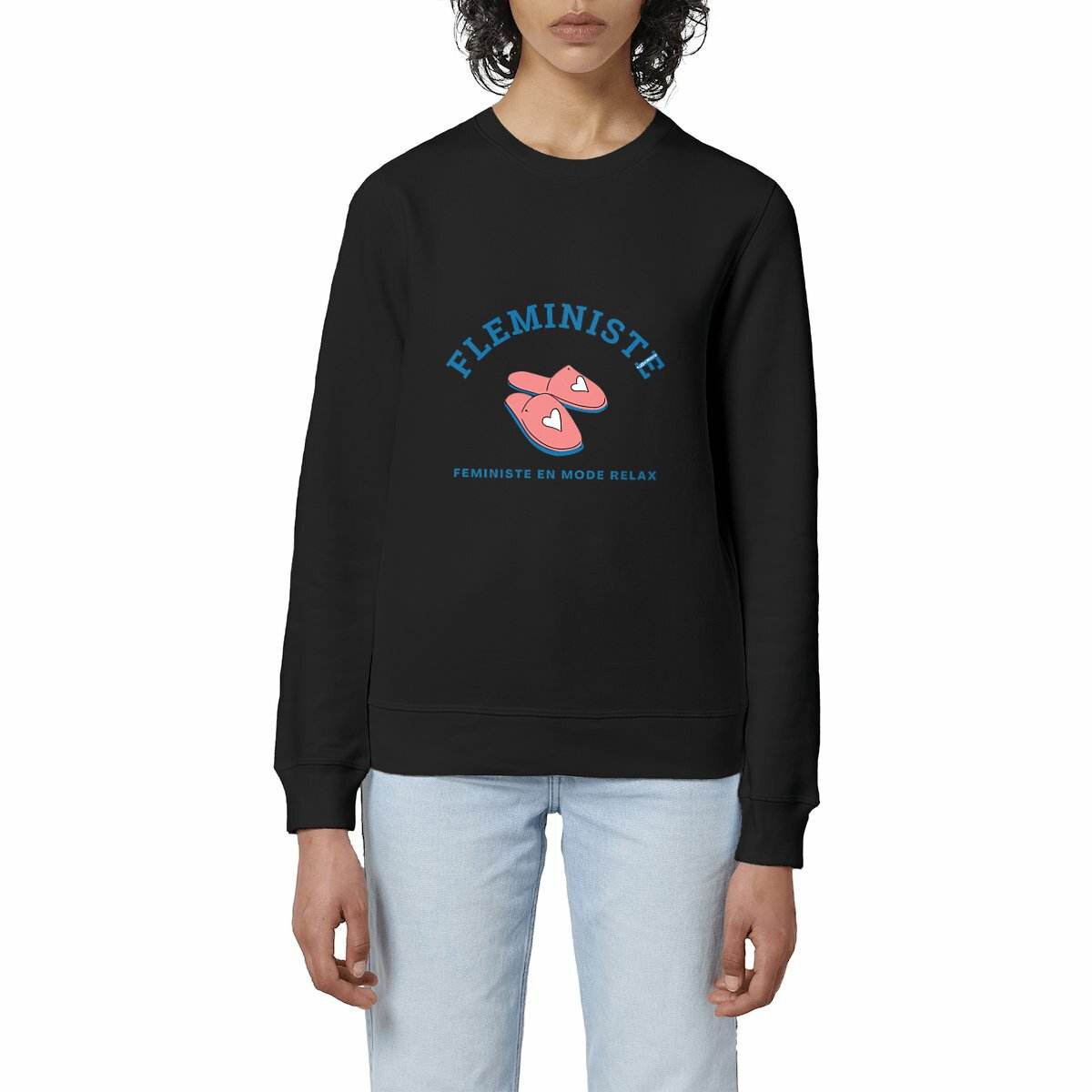 Sweat-Shirt Premium Féministe - Fleministe (version hiver) - LES COLLEUSES
