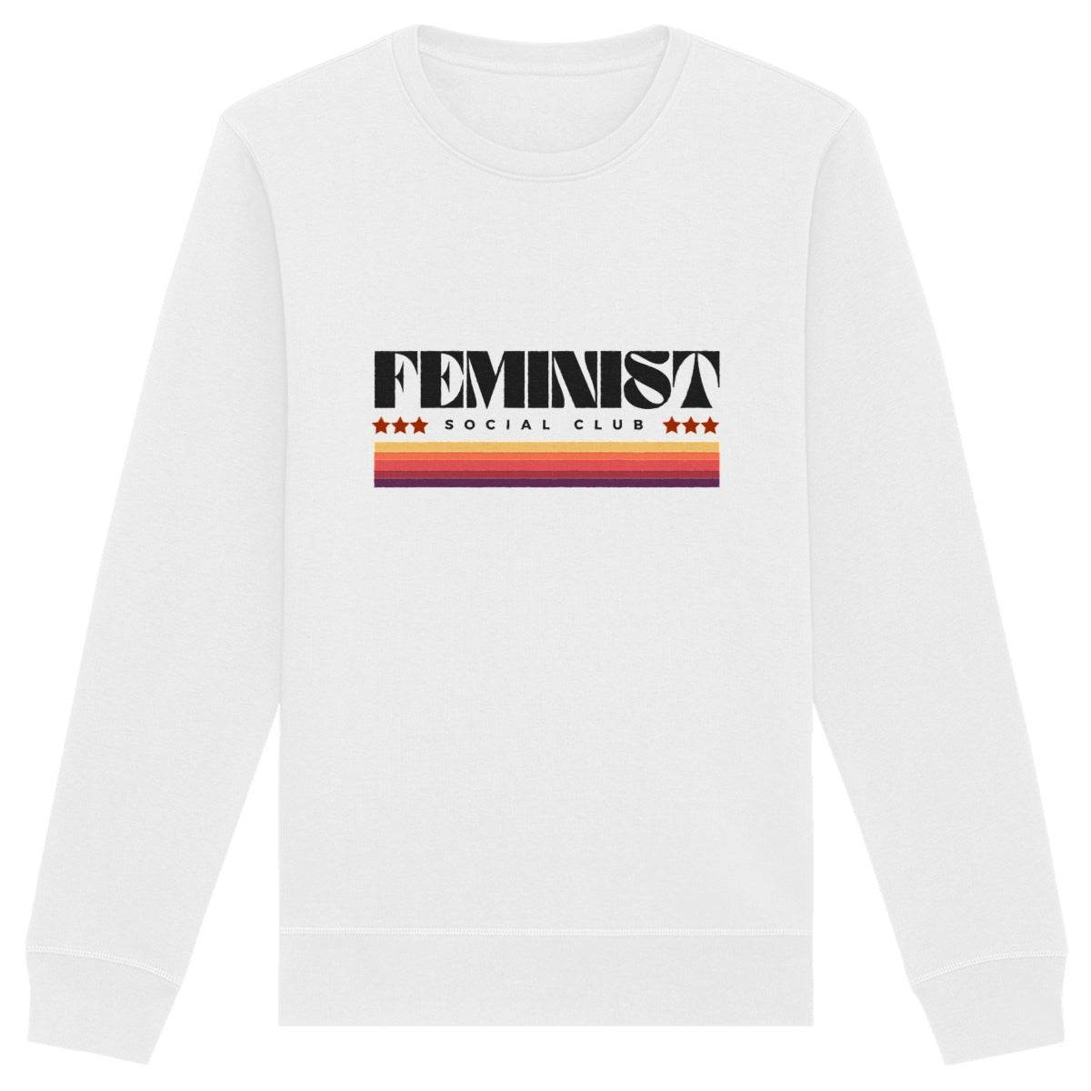 Sweat-Shirt Premium Féministe - Feminist Social Club - LES COLLEUSES
