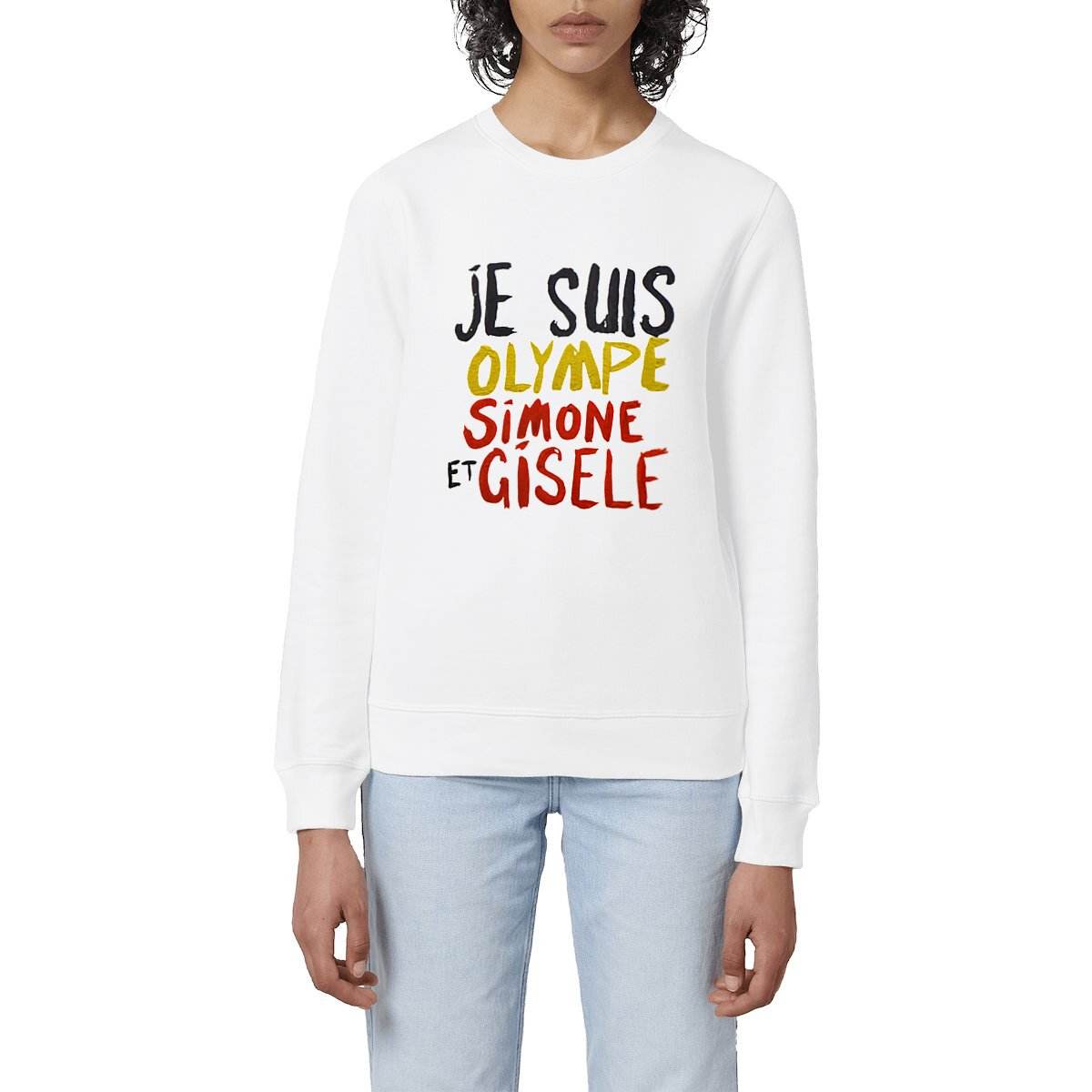 Sweat-Shirt Premium Féministe - Olympe, Simone et Gisele - LES COLLEUSES