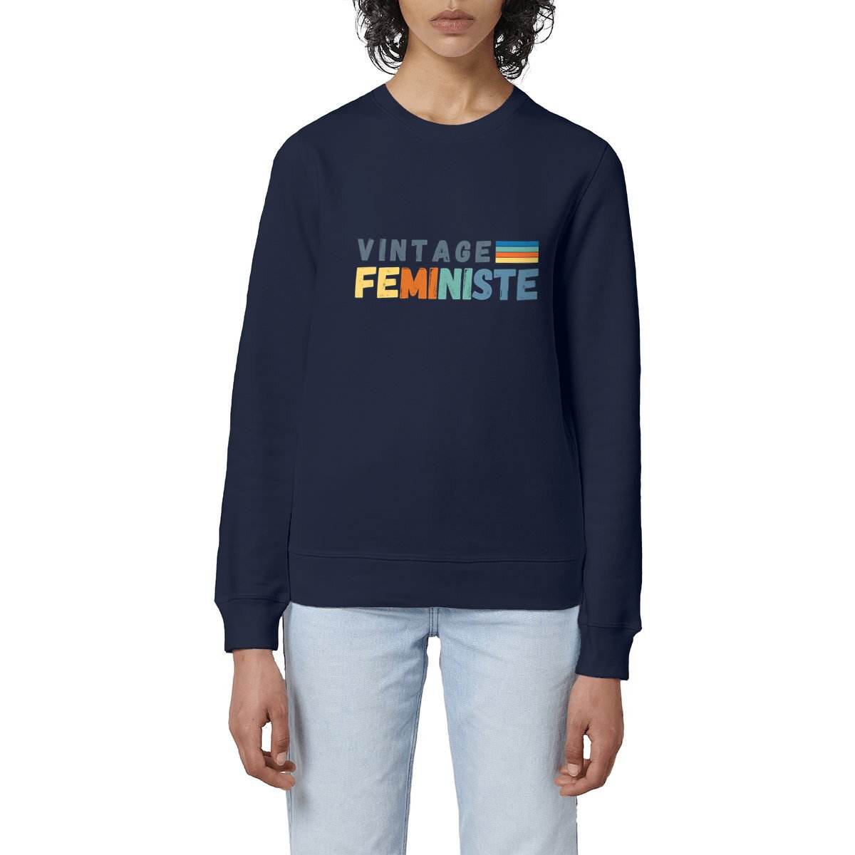 Sweat-Shirt Premium Féministe - Vintage Feministe - LES COLLEUSES