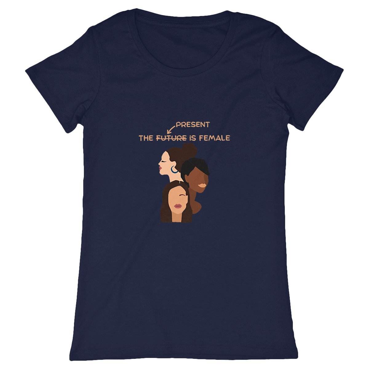T-Shirt Féministe - The Present Is Female - LES COLLEUSES