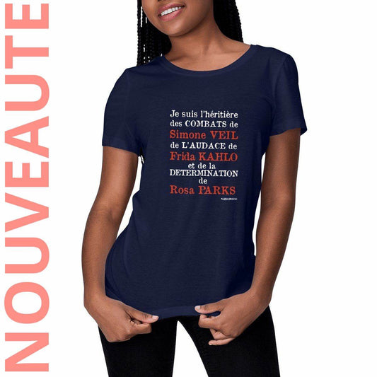 T-Shirt Féministe - Héritière - LES COLLEUSES