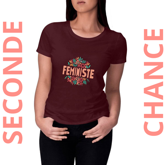 T-Shirt Féministe - Féministe Floral - Seconde Chance