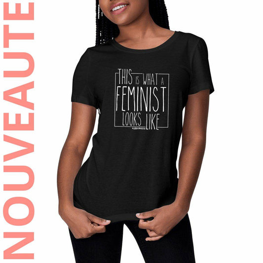 T-Shirt Féministe - This Is What A Feminist Looks Like - LES COLLEUSES
