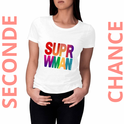 T-Shirt Féministe - SUPER WOMAN - Seconde Chance