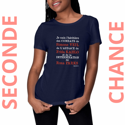 T-Shirt Féministe - Héritière - Seconde Chance