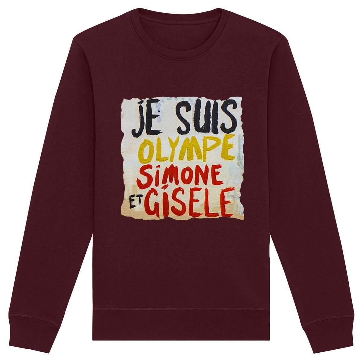 Sweat-Shirt Premium Féministe - Olympe, Simone et Gisele - LES COLLEUSES