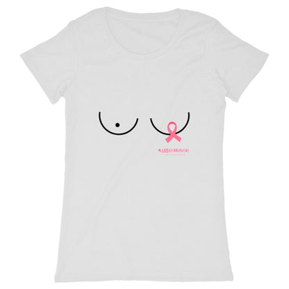 T-Shirt Col Rond - Edition Octobre Rose - face_blanc