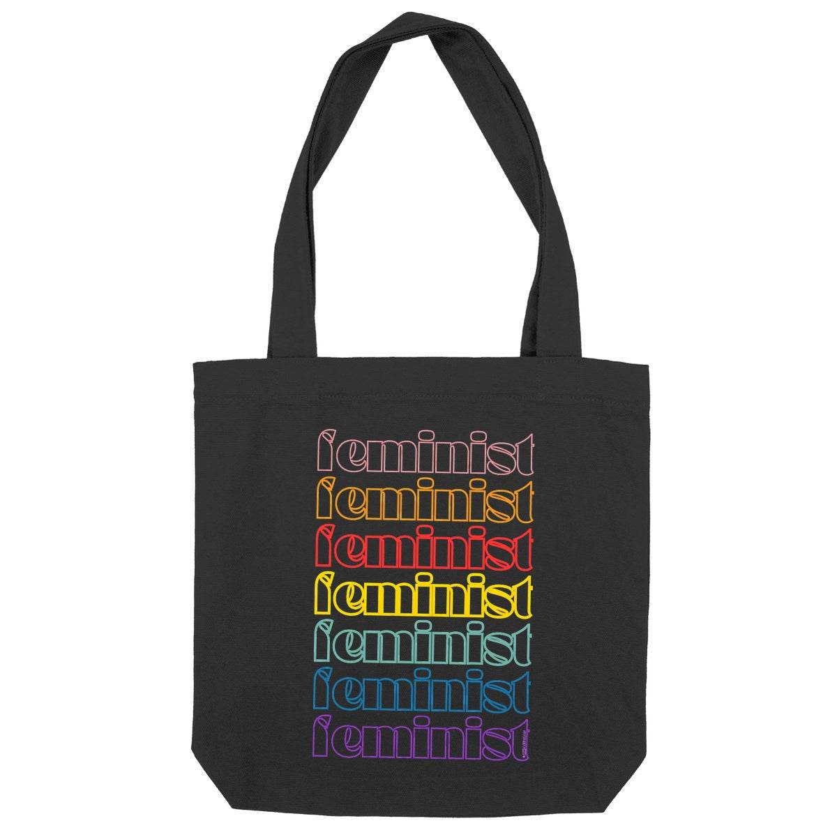 Tote bag Féministe - Feminist Multi Color - LES COLLEUSES