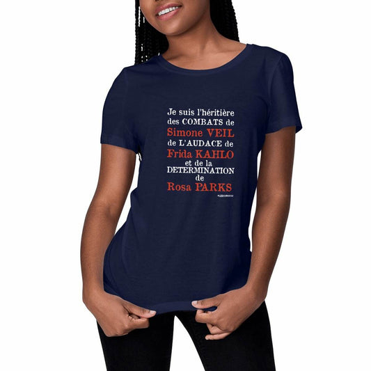 T-Shirt Féministe - Héritière - LES COLLEUSES
